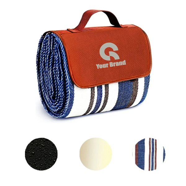 Portable Roll Up Large Waterproof Sandproof Picnic Blanket - Portable Roll Up Large Waterproof Sandproof Picnic Blanket - Image 0 of 4