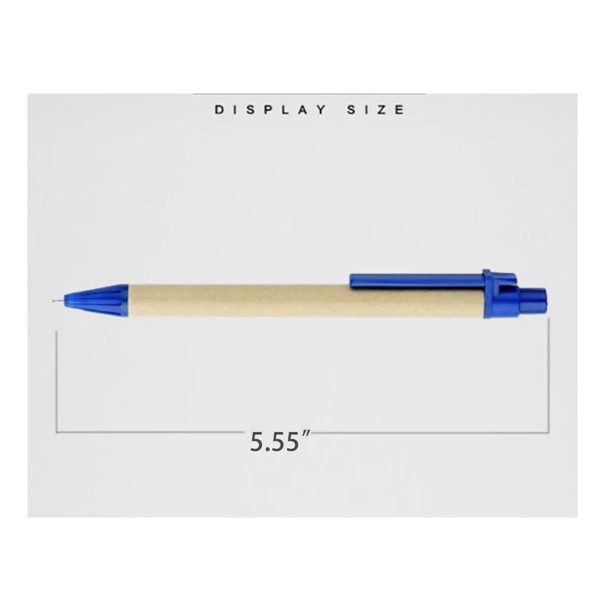10 Pack Kraft Paper Ballpoint Pens - 10 Pack Kraft Paper Ballpoint Pens - Image 1 of 4