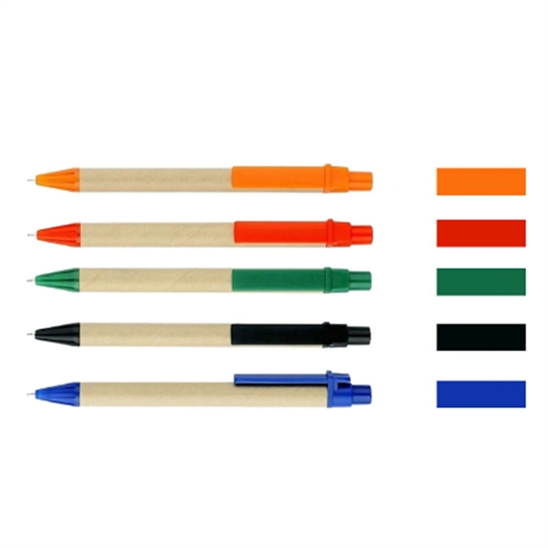 10 Pack Kraft Paper Ballpoint Pens - 10 Pack Kraft Paper Ballpoint Pens - Image 4 of 4