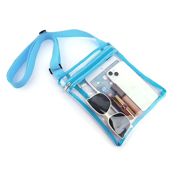 Clear Crossbody Bag Purse for Outdoors Travel - Clear Crossbody Bag Purse for Outdoors Travel - Image 3 of 3