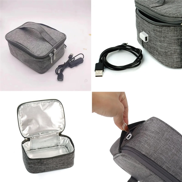 USB Charging Portable Heated Lunch Box - USB Charging Portable Heated Lunch Box - Image 2 of 3