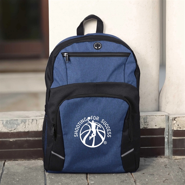 Stanford Heathered 16" Laptop Backpack - Stanford Heathered 16" Laptop Backpack - Image 0 of 4