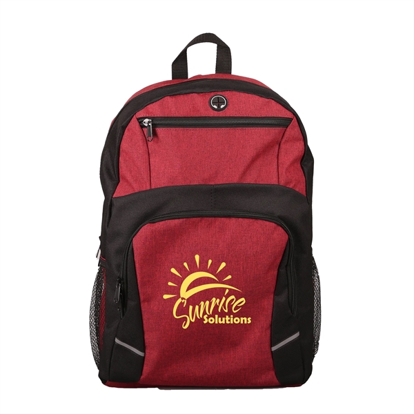 Stanford Heathered 16" Laptop Backpack - Stanford Heathered 16" Laptop Backpack - Image 3 of 4