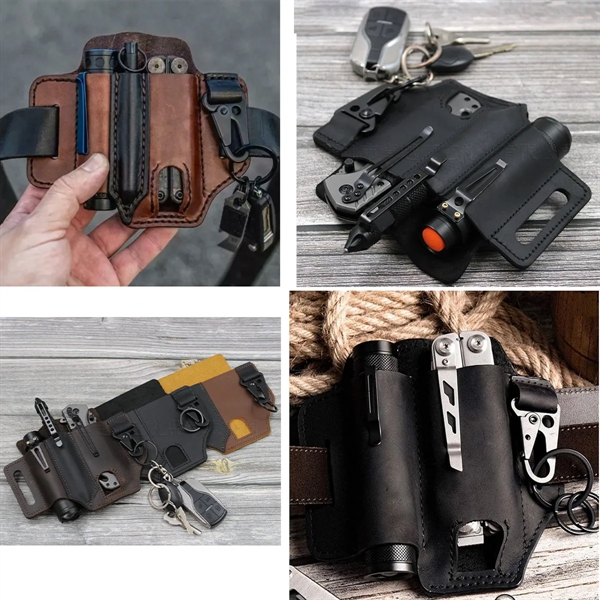 5 Pcs Durable Stylish Leather Multitool Belt Sheath - 5 Pcs Durable Stylish Leather Multitool Belt Sheath - Image 4 of 4