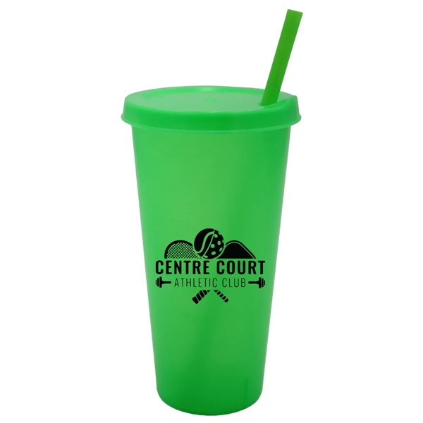 26 oz. Tumbler with Lid and Straw - 26 oz. Tumbler with Lid and Straw - Image 2 of 10