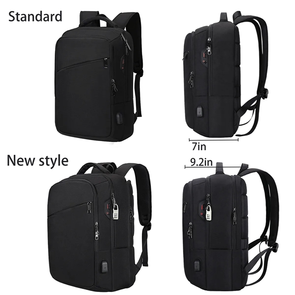 31L Anti Theft Business Travel Backpacks With Charging Port - 31L Anti Theft Business Travel Backpacks With Charging Port - Image 4 of 4