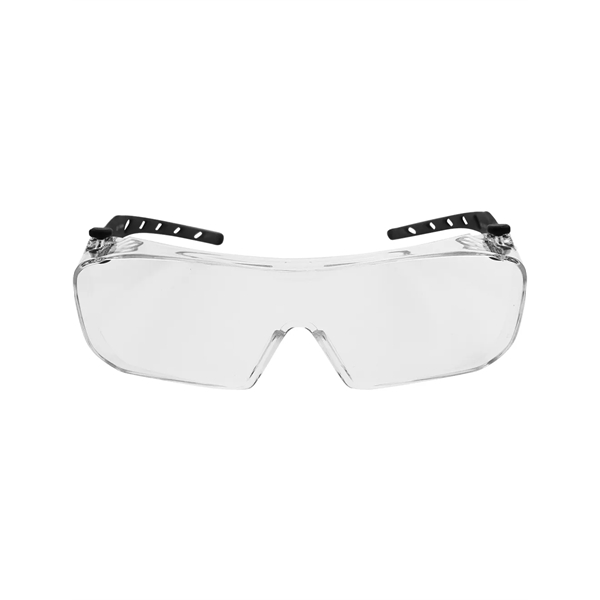 Over-The-Glass Clear Lens, Gray Frame Safety Glasses - Over-The-Glass Clear Lens, Gray Frame Safety Glasses - Image 1 of 3