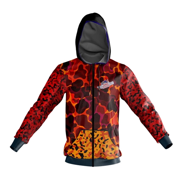 100% Cotton Full Color Pigmented Digital Print Men's Hoodie - 100% Cotton Full Color Pigmented Digital Print Men's Hoodie - Image 0 of 0