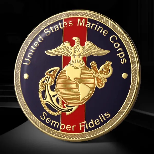 Challenge Coin with Epoxy Dome - Challenge Coin with Epoxy Dome - Image 0 of 2