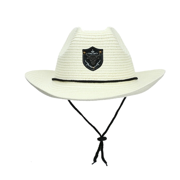 Straw Cowboy Hat - Straw Cowboy Hat - Image 1 of 3