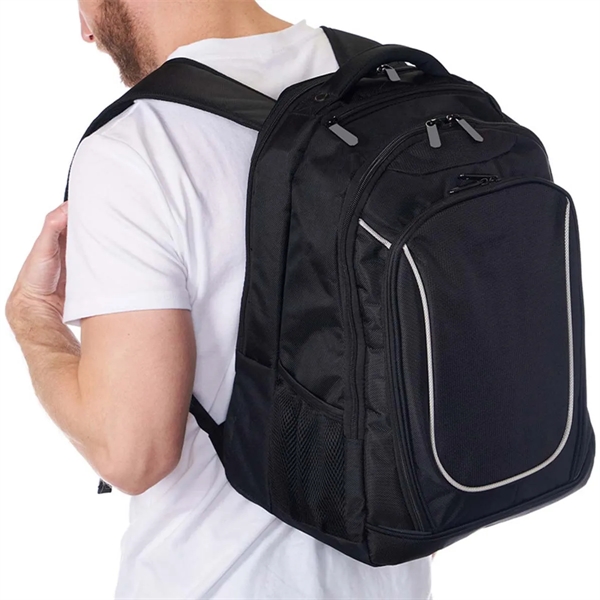 15.6" Large Capacity Book Bag Laptop Backpack - 15.6" Large Capacity Book Bag Laptop Backpack - Image 2 of 4