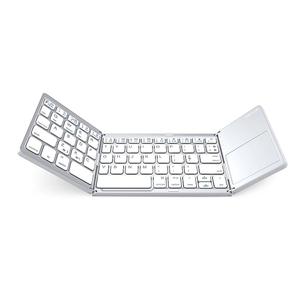 Foldable Bluetooth Keyboard With Touchpad - Foldable Bluetooth Keyboard With Touchpad - Image 1 of 4