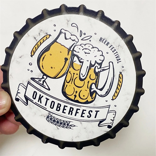 Absorbing Ceramic Coasters With Cork Base - Absorbing Ceramic Coasters With Cork Base - Image 7 of 8