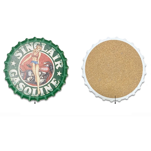 Absorbing Ceramic Coasters With Cork Base - Absorbing Ceramic Coasters With Cork Base - Image 8 of 8