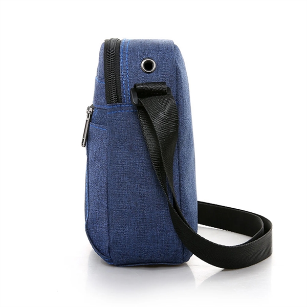 Nylon Men's Casual Shoulder Crossbody Bag - Nylon Men's Casual Shoulder Crossbody Bag - Image 2 of 4