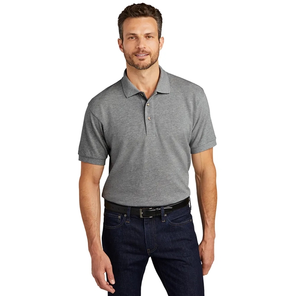 Port Authority® Heavyweight Cotton Pique Polo - Port Authority® Heavyweight Cotton Pique Polo - Image 3 of 7