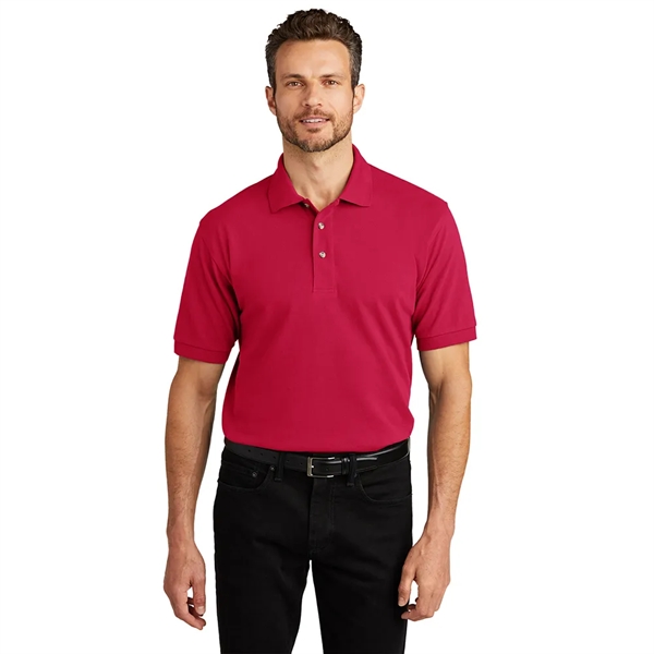 Port Authority® Heavyweight Cotton Pique Polo - Port Authority® Heavyweight Cotton Pique Polo - Image 4 of 7