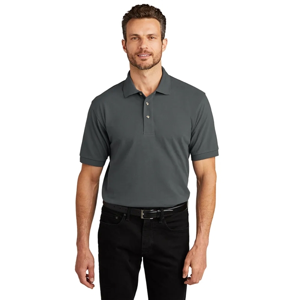 Port Authority® Heavyweight Cotton Pique Polo - Port Authority® Heavyweight Cotton Pique Polo - Image 6 of 7