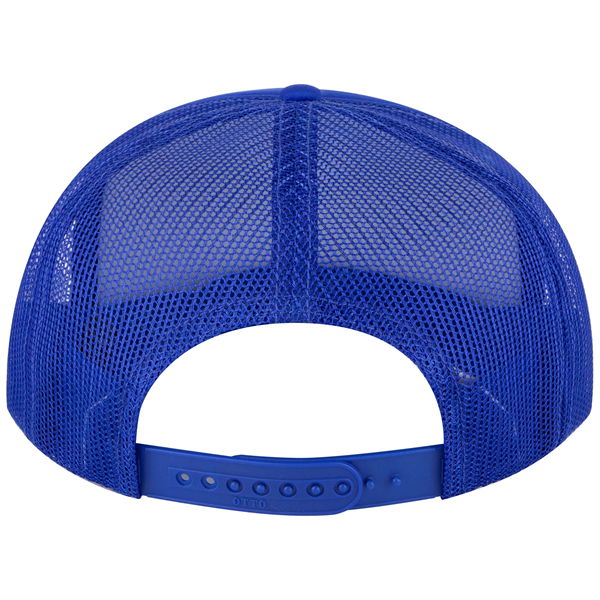 5 Panel High Crown Mesh Back Trucker Hat - 5 Panel High Crown Mesh Back Trucker Hat - Image 11 of 50
