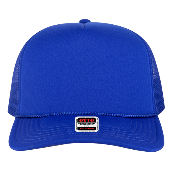 5 Panel High Crown Mesh Back Trucker Hat - 5 Panel High Crown Mesh Back Trucker Hat - Image 10 of 50