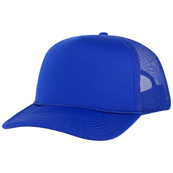 5 Panel High Crown Mesh Back Trucker Hat - 5 Panel High Crown Mesh Back Trucker Hat - Image 12 of 50