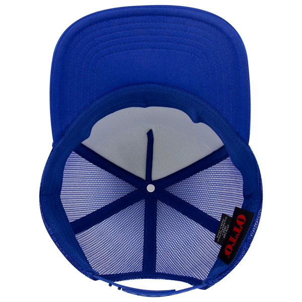 5 Panel High Crown Mesh Back Trucker Hat - 5 Panel High Crown Mesh Back Trucker Hat - Image 13 of 50
