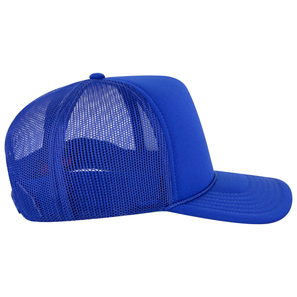 5 Panel High Crown Mesh Back Trucker Hat - 5 Panel High Crown Mesh Back Trucker Hat - Image 15 of 50