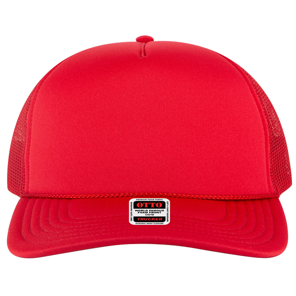 5 Panel High Crown Mesh Back Trucker Hat - 5 Panel High Crown Mesh Back Trucker Hat - Image 17 of 50