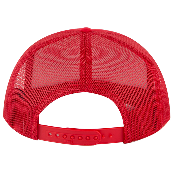 5 Panel High Crown Mesh Back Trucker Hat - 5 Panel High Crown Mesh Back Trucker Hat - Image 18 of 50