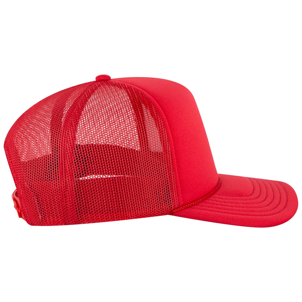 5 Panel High Crown Mesh Back Trucker Hat - 5 Panel High Crown Mesh Back Trucker Hat - Image 22 of 50