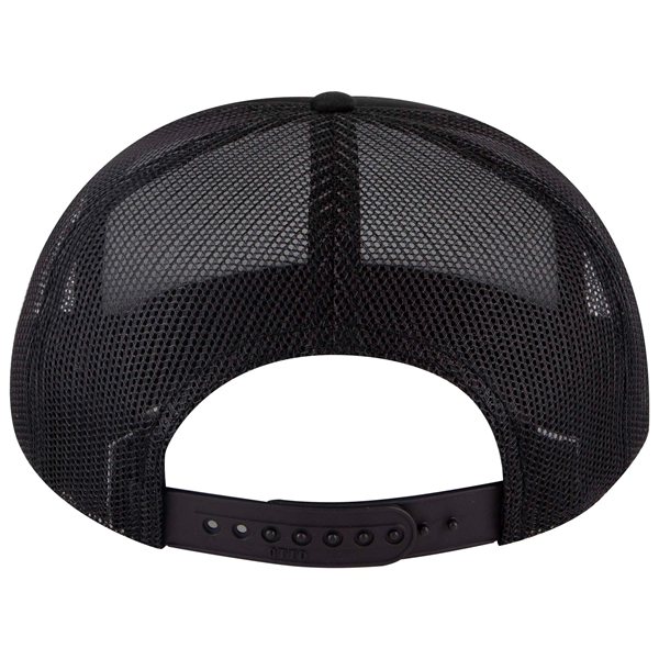 5 Panel High Crown Mesh Back Trucker Hat - 5 Panel High Crown Mesh Back Trucker Hat - Image 25 of 50