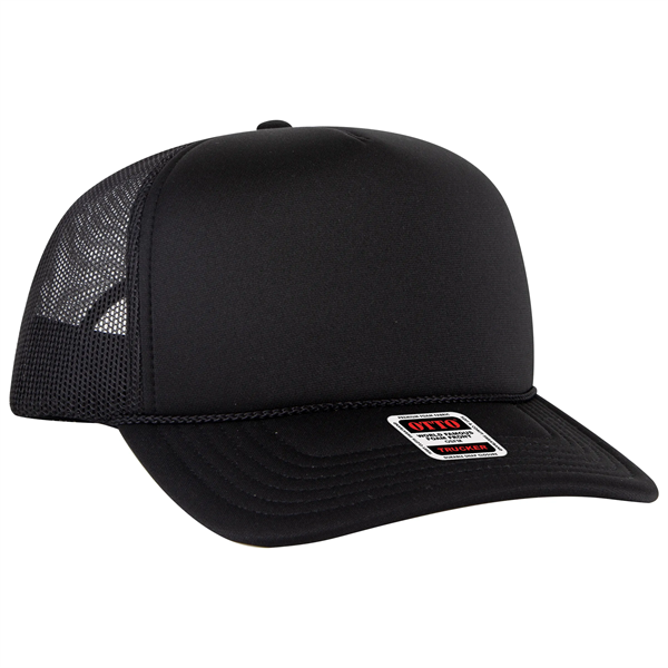 5 Panel High Crown Mesh Back Trucker Hat - 5 Panel High Crown Mesh Back Trucker Hat - Image 23 of 50
