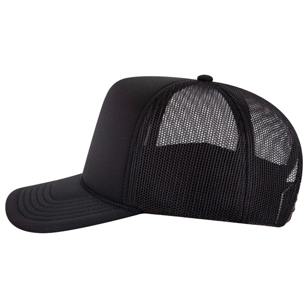 5 Panel High Crown Mesh Back Trucker Hat - 5 Panel High Crown Mesh Back Trucker Hat - Image 28 of 50
