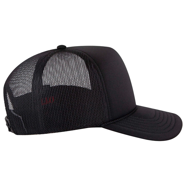 5 Panel High Crown Mesh Back Trucker Hat - 5 Panel High Crown Mesh Back Trucker Hat - Image 29 of 50