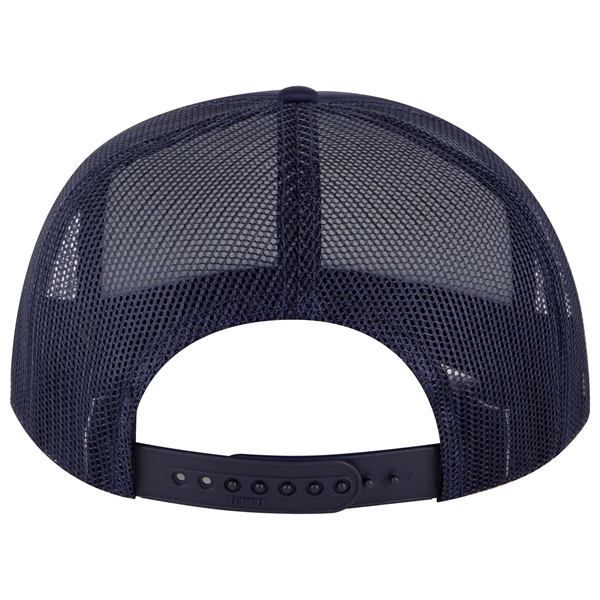 5 Panel High Crown Mesh Back Trucker Hat - 5 Panel High Crown Mesh Back Trucker Hat - Image 32 of 50
