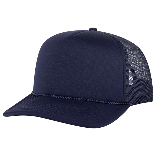 5 Panel High Crown Mesh Back Trucker Hat - 5 Panel High Crown Mesh Back Trucker Hat - Image 33 of 50