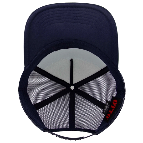 5 Panel High Crown Mesh Back Trucker Hat - 5 Panel High Crown Mesh Back Trucker Hat - Image 34 of 50