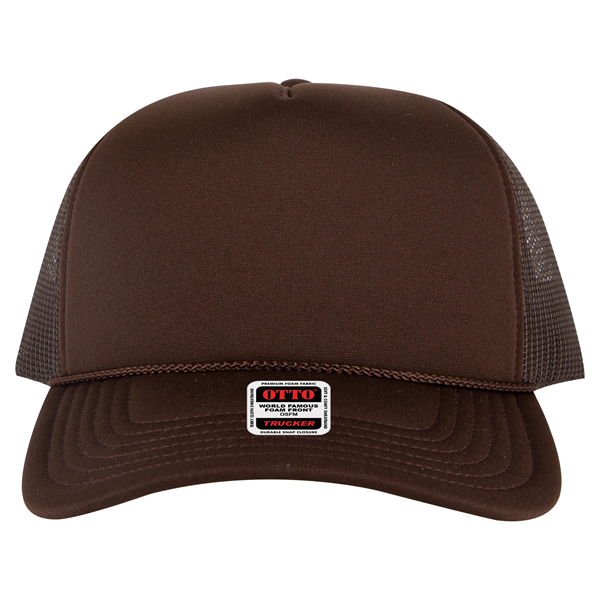 5 Panel High Crown Mesh Back Trucker Hat - 5 Panel High Crown Mesh Back Trucker Hat - Image 38 of 50
