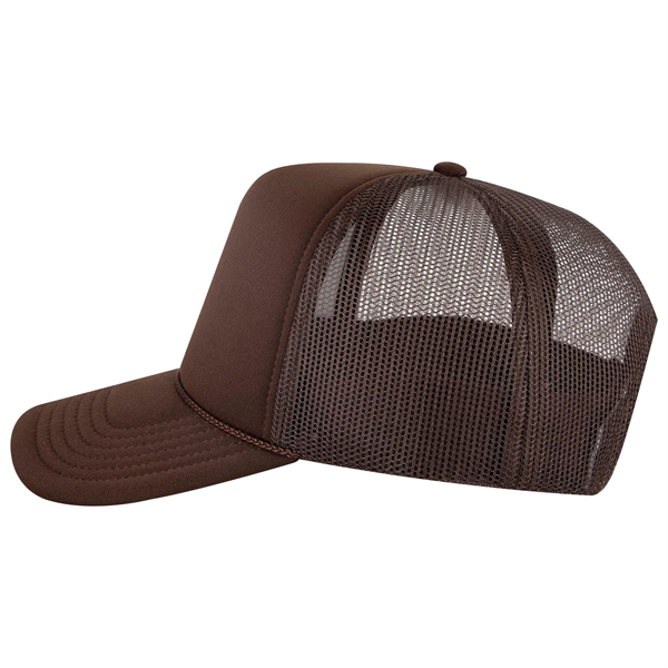 5 Panel High Crown Mesh Back Trucker Hat - 5 Panel High Crown Mesh Back Trucker Hat - Image 42 of 50