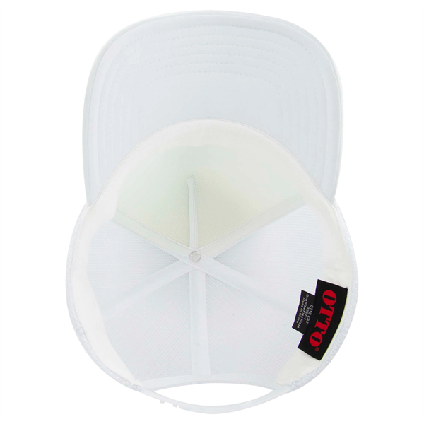 5 Panel High Crown Mesh Back Trucker Hat - 5 Panel High Crown Mesh Back Trucker Hat - Image 48 of 50