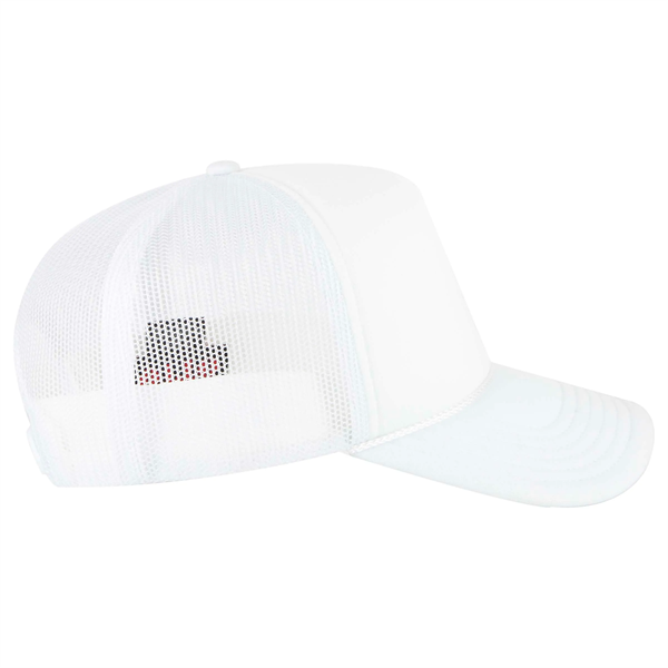 5 Panel High Crown Mesh Back Trucker Hat - 5 Panel High Crown Mesh Back Trucker Hat - Image 50 of 50
