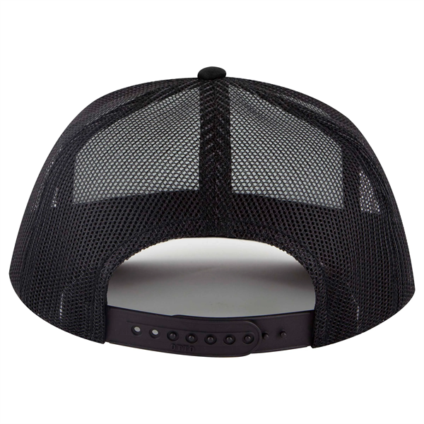 5 Panel High Crown Mesh Back Trucker Hat - 5 Panel High Crown Mesh Back Trucker Hat - Image 5 of 50
