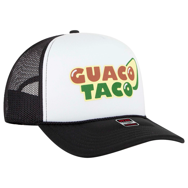 5 Panel High Crown Mesh Back Trucker Hat - 5 Panel High Crown Mesh Back Trucker Hat - Image 2 of 50