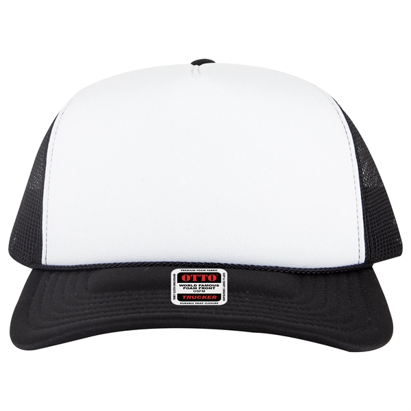 5 Panel High Crown Mesh Back Trucker Hat - 5 Panel High Crown Mesh Back Trucker Hat - Image 4 of 50