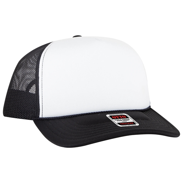 5 Panel High Crown Mesh Back Trucker Hat - 5 Panel High Crown Mesh Back Trucker Hat - Image 1 of 50