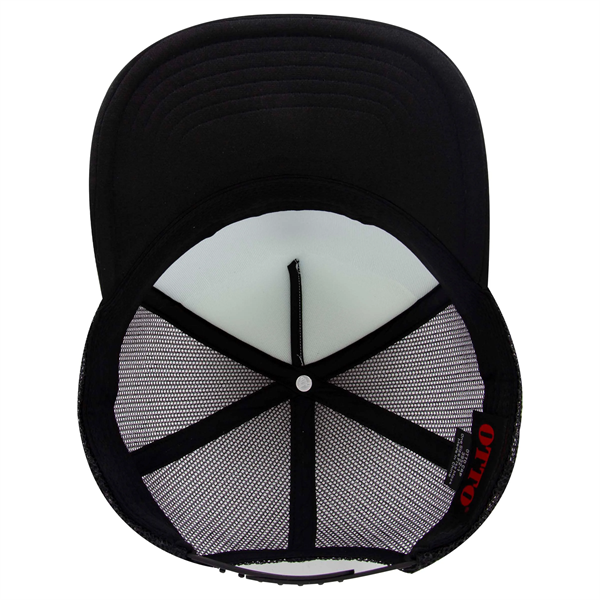 5 Panel High Crown Mesh Back Trucker Hat - 5 Panel High Crown Mesh Back Trucker Hat - Image 6 of 50
