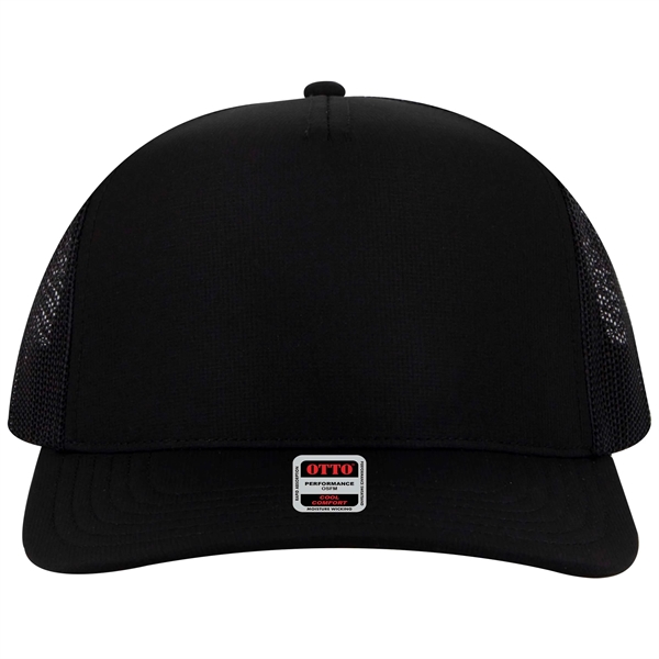 5 Panel Mid Profile Mesh Back Trucker Hat - 5 Panel Mid Profile Mesh Back Trucker Hat - Image 1 of 20