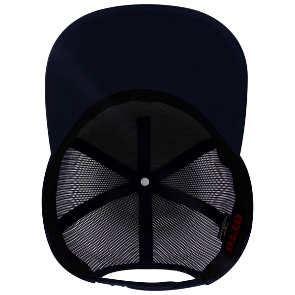 5 Panel Mid Profile Mesh Back Trucker Hat - 5 Panel Mid Profile Mesh Back Trucker Hat - Image 11 of 20