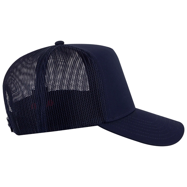 5 Panel Mid Profile Mesh Back Trucker Hat - 5 Panel Mid Profile Mesh Back Trucker Hat - Image 13 of 20