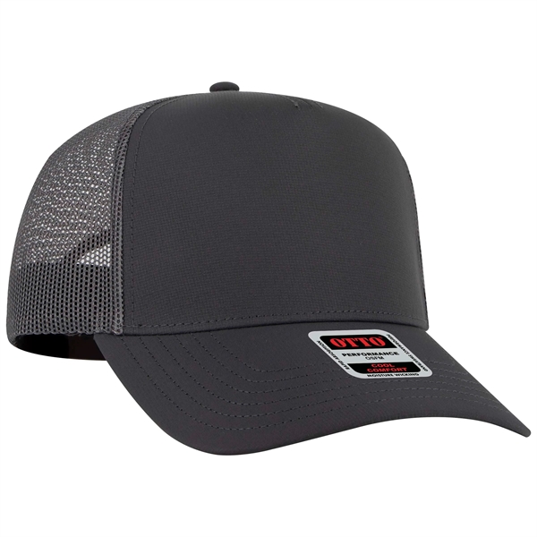 5 Panel Mid Profile Mesh Back Trucker Hat - 5 Panel Mid Profile Mesh Back Trucker Hat - Image 14 of 20